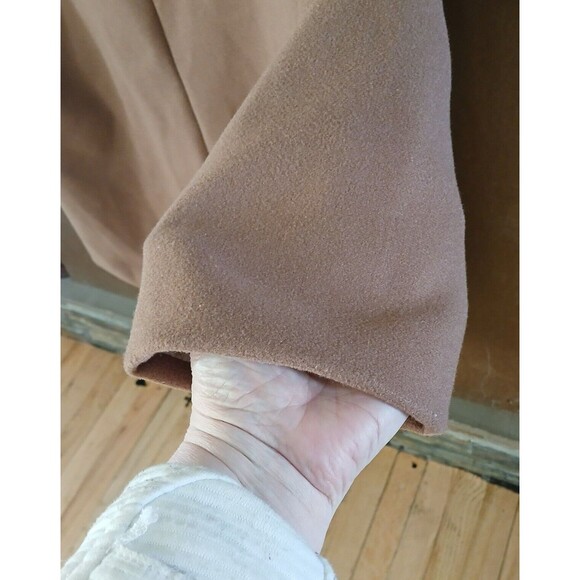 Women's XL Vintage Casual Modest Winter Peacoat Double Breasted Front Pockets - Picture 11 of 12